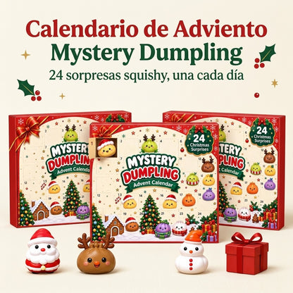 Calendario de Adviento Mystery Dumpling, 24 sorpresas squishy